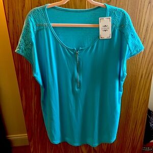 Turquoise Top - New With Tags